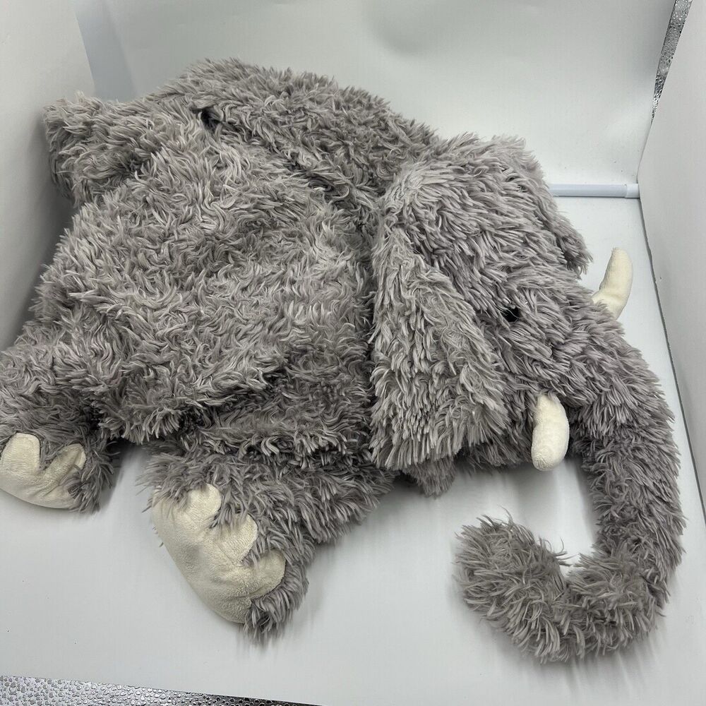 Rare Jellycat Truffles Elephant Large Plush Mammoth Floppy Weighted Pillow Toy